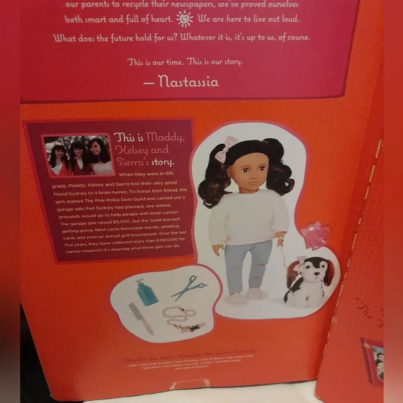 New Two 18" Our Generation Dolls Rayna & Nastassia/Angel NIB - Picture 11 of 11